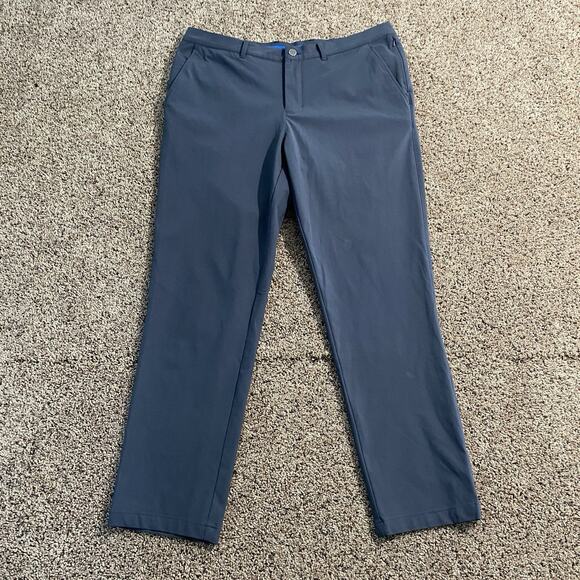 Twillory Pants Men 36x32 Gray Performance Fabric Golf Stretch Wick Dry Athletic